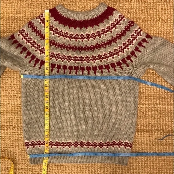 homemade/ handmade vintage sweater. Women’s size L. Unisex. - Picture 4 of 4